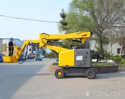 柴油(yóu)屈臂式(shì)升降平(píng)台車